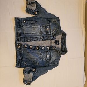 Highway Jeans Distressed Blue Denim Jacket